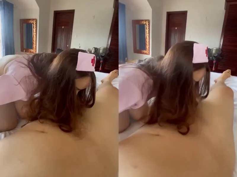 Nện em ngành cosplay hộ lý trong nhà nghỉ || p1