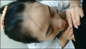 Bồ quảng nam lén lút bú bú cho anh người yêu trong phòng tắm